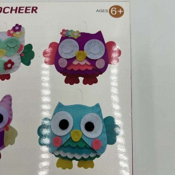 Innocheer Felt Owl Ornaments Sewing Kit Age 6+ Set NEW - Picture 2 of 9